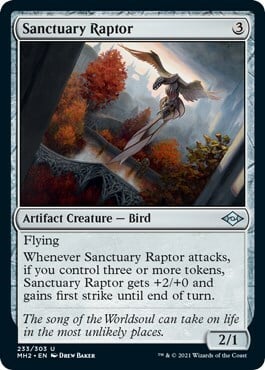 Sanctuary Raptor Card Front