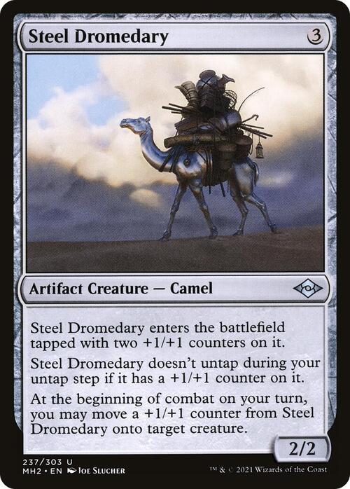 Dromedario de acero Frente