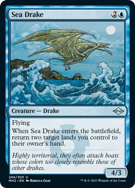 Sea Drake Card Front