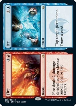Fire // Ice Card Front
