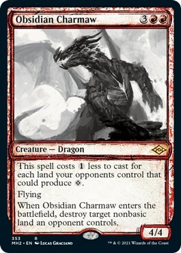 Obsidian Charmaw Card Front