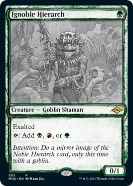 Ignoble Hierarch Card Front