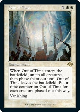 Out of Time Card Front