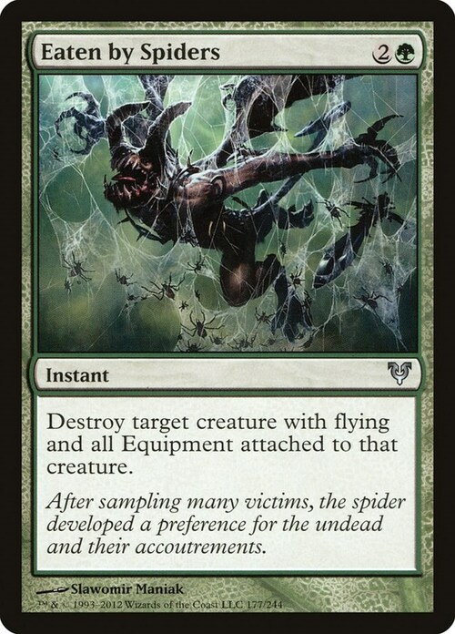 Eaten by Spiders Card Front