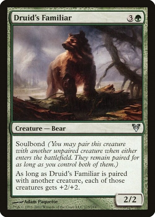 Druid's Familiar Card Front
