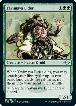 Yavimaya Elder Card Front