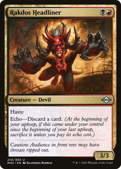 Estrella rakdos Frente