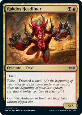 Rakdos Headliner Card Front
