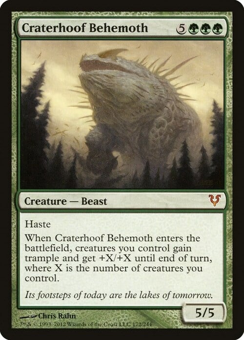 Behemoth dagli Zoccoli Craterici Card Front