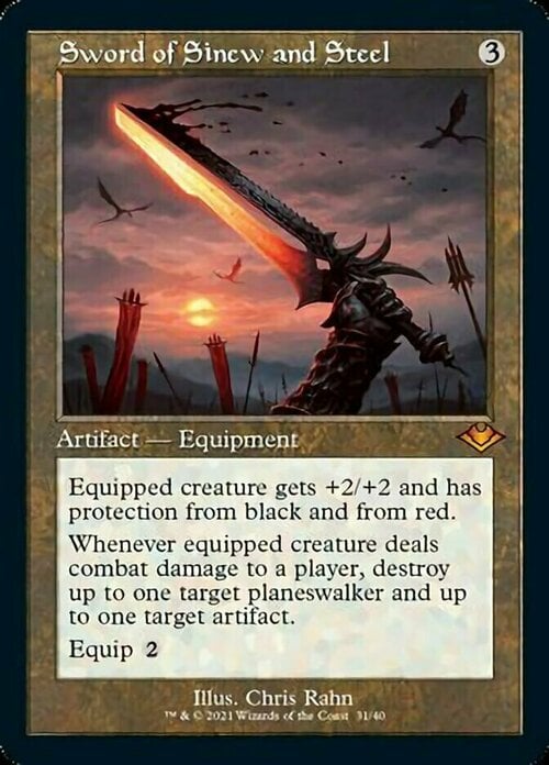 Sword of Sinew and Steel Card Front