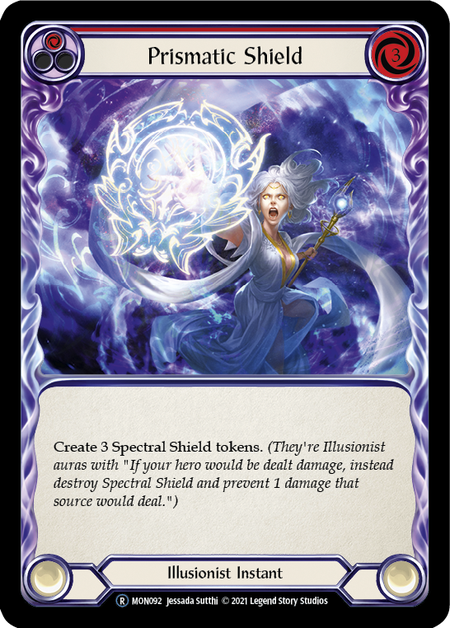 Prismatic Shield (Red) Card Front