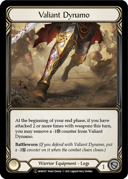 Valiant Dynamo Card Front