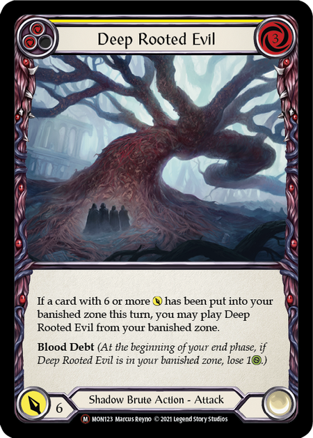 Deep Rooted Evil Card Front