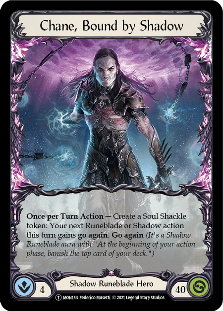 Chane, Bound by Shadow Card Front