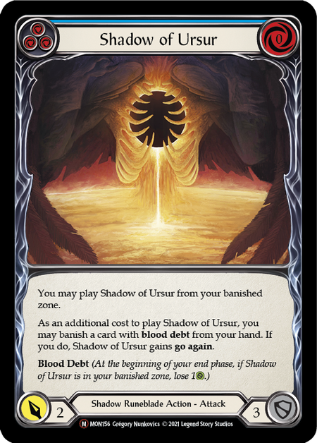 Shadow of Ursur Card Front