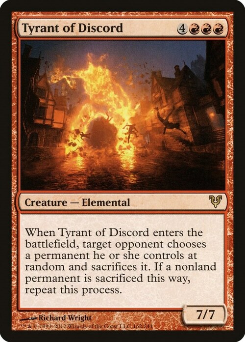 Tyrant of Discord Card Front