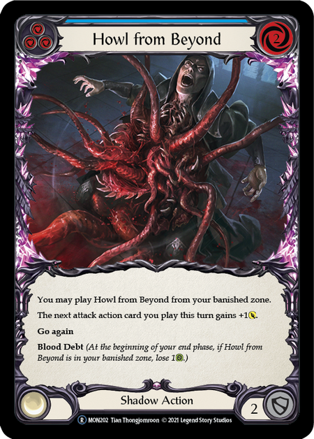 Howl From Beyond - Blue Monarch - Unlimited | Flesh and Blood | CardTrader