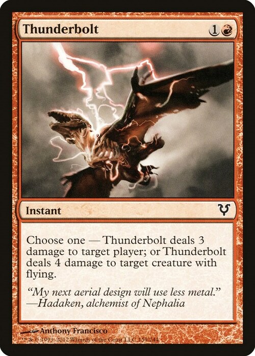 Thunderbolt Card Front