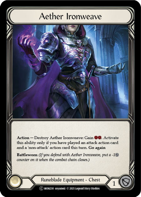 Aether Ironweave Card Front