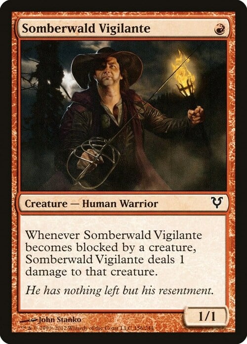 Vigilante di Somberwald Card Front