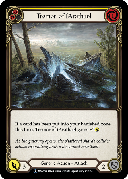 Tremor of íArathael - Yellow Card Front
