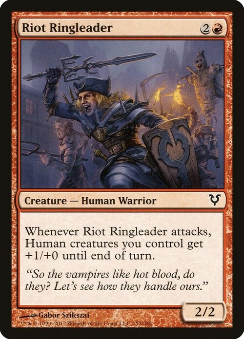Riot Ringleader Card Front