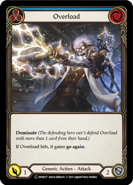 Overload - Blue Card Front