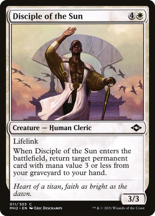 Discepolo Solare Card Front