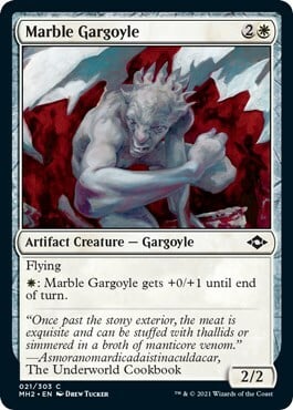 Marble Gargoyle Card Front