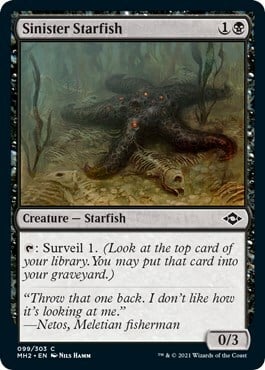 Sinister Starfish Card Front