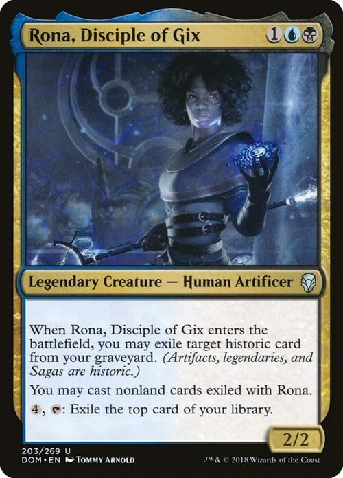 Rona, Disciple of Gix Card Front