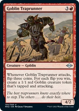 Goblin Traprunner Card Front