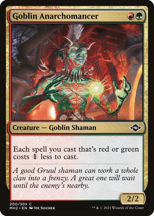 Goblin Anarcomante Card Front
