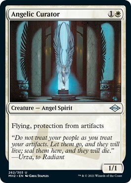 Angelic Curator Card Front