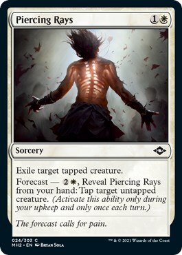 Piercing Rays Card Front