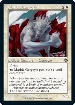 Marble Gargoyle Card Front