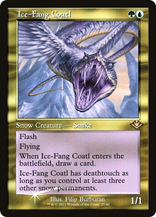 Ice-Fang Coatl Card Front