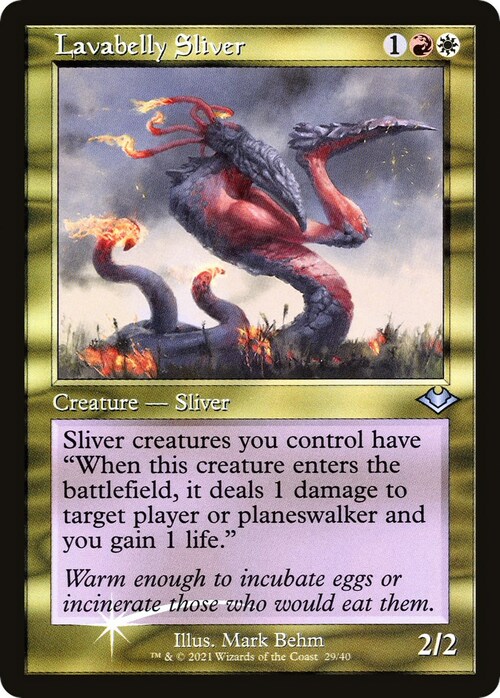 Lavabelly Sliver Card Front