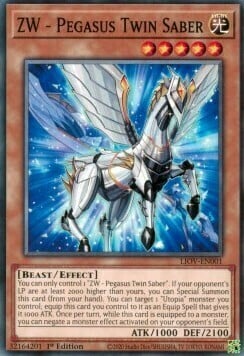 ZW - Pegasus Twin Saber Card Front