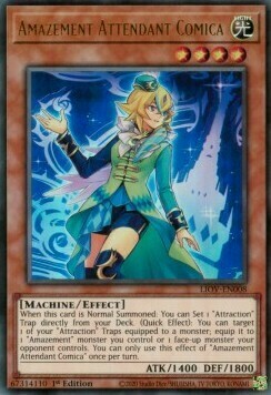 Amazement Attendant Comica Card Front