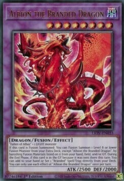 Albion the Branded Dragon Card Front