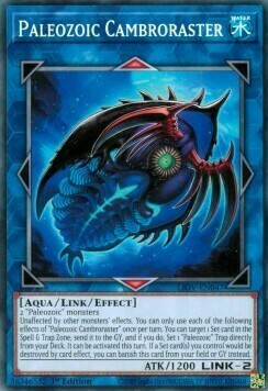 Paleozoic Cambroraster Card Front