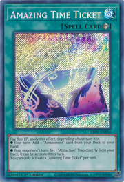 Amazing Time Ticket · Secret Rare 056sec
