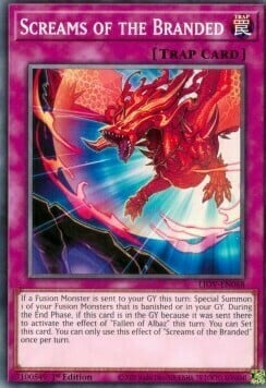 Screams of the Branded Card Front