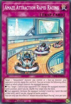 Amaze Attraction Rapid Racing Card Front