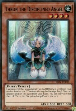 Thron the Disciplined Angel Card Front