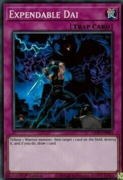 Expendable Dai Card Front