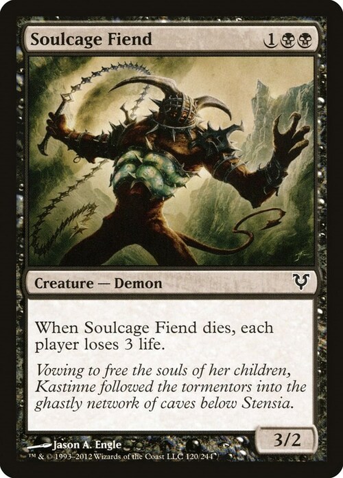 Soulcage Fiend Card Front