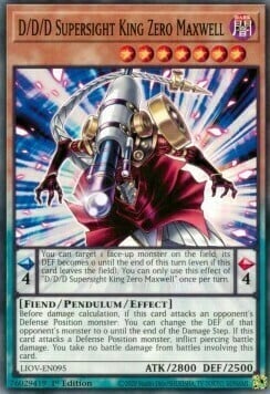 D/D/D Supersight King Zero Maxwell Card Front