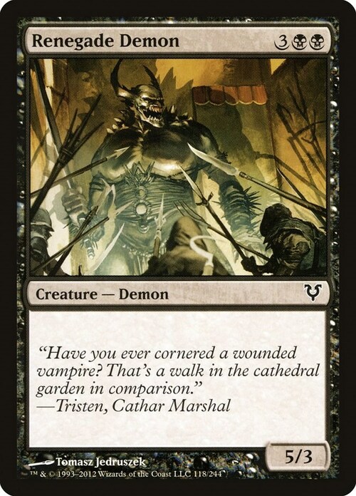 Renegade Demon Card Front